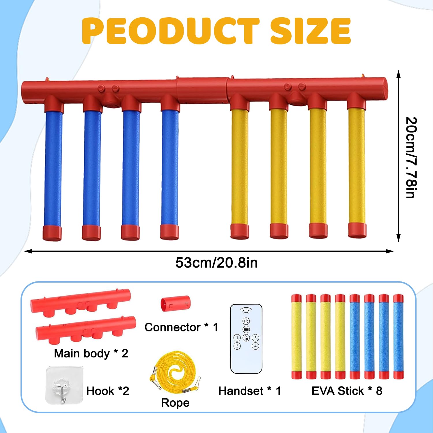 Catching Sticks Game, Divertenti Gioco Riflessi Bastoncini, Giochi di Cattura di Bastoni, 3 Falling Speeds Adjustable, Reaction Training Toy, Gioco di Reazione Catch Sticks, per Bambini Adulti (M1) - 3