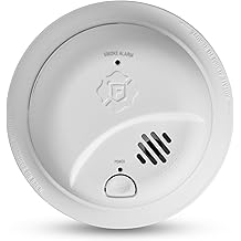 First Alert Smoke Alarm, 10-Year Sealed Battery Detector with Test &amp; Silence Button, SMI110, 1-Pack