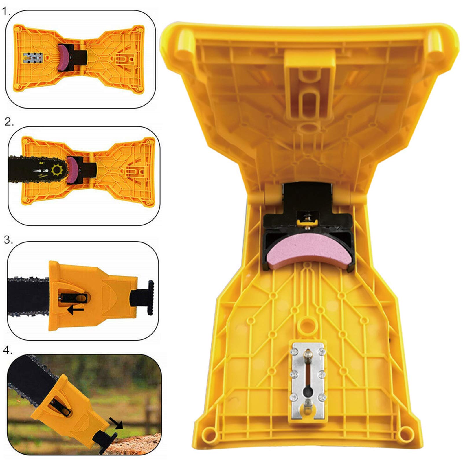 Snapklik.com : Chainsaw Teeth Sharpener, Portable Chain Saw Blade Teeth ...