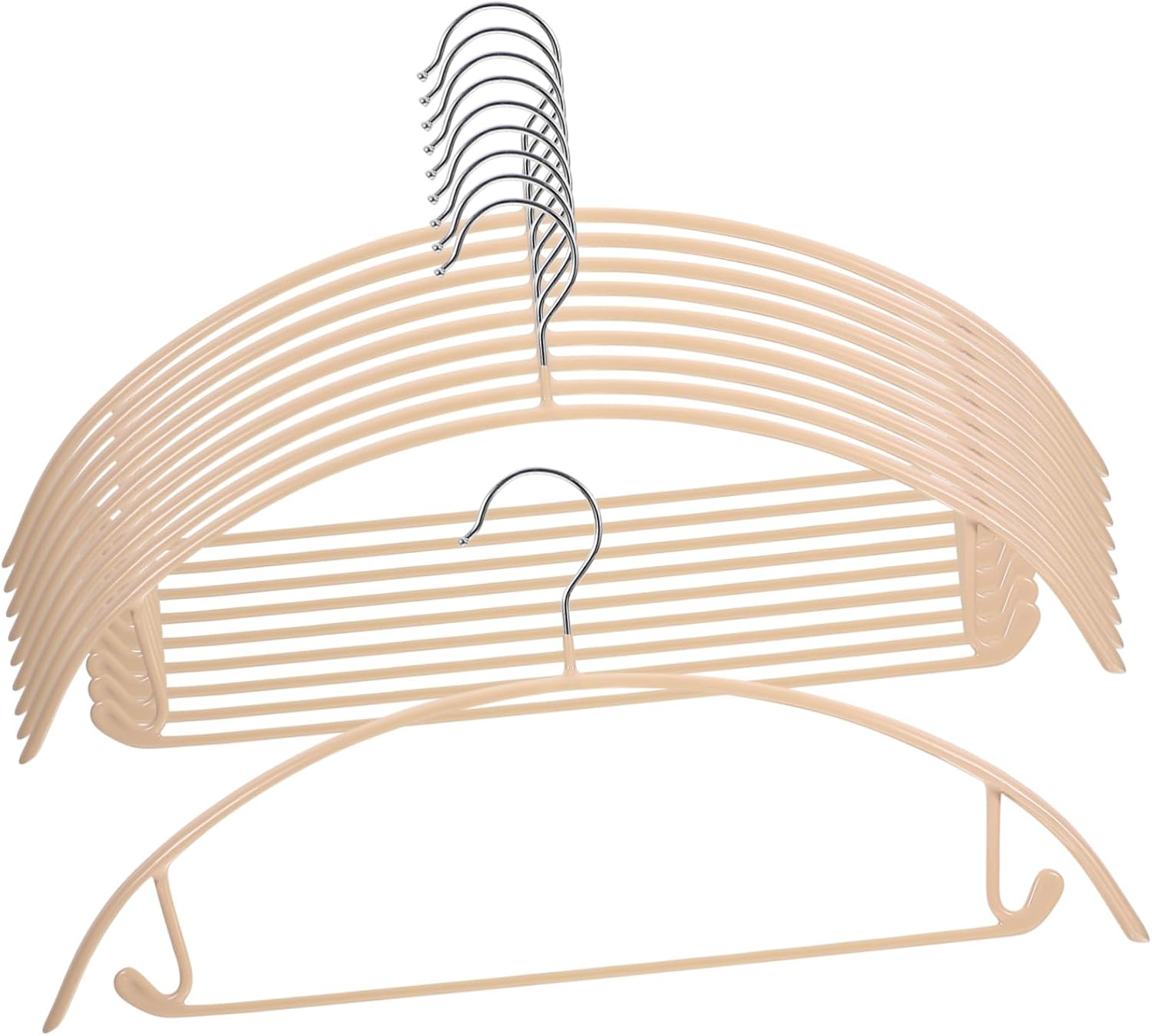 10pcs - Clothes Hanger High Load Capacity for Coats Sweaters Material Versatile for Bathroom Bedroom Use Space-Saving Design