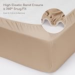 3 Pack Baby Crib Sheets Fitted 28"x52" Standard Crib and Toddler Mattress, Soft Breathable Microfiber Snug Fit Crib Sheet (Brown Balloon)
