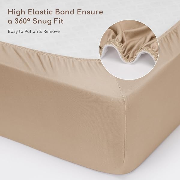 Yukkidds Next to Me Crib Sheets 83x50cm Fitted 3 Pack Baby Crib Sheets Ultra Soft&Breathable Microfiber Baby Cot Bedding Sheets Brown Balloon - 5