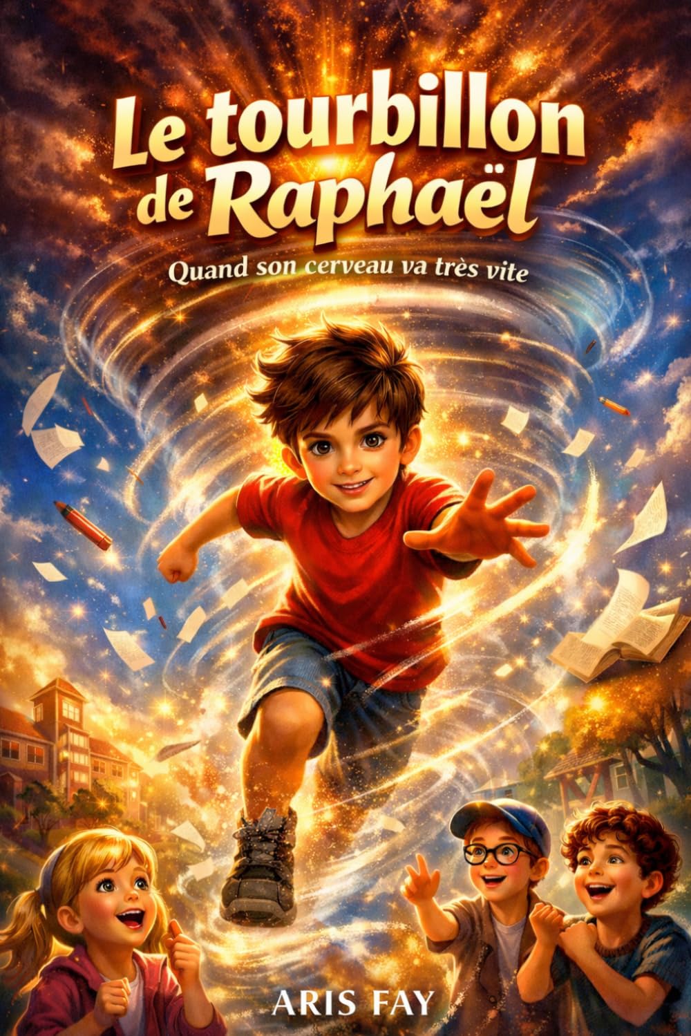 Le tourbillon de Raphaël. Quand son cerveau va très vite: Un livre pour aider les enfants TDAH à comprendre leurs émotions