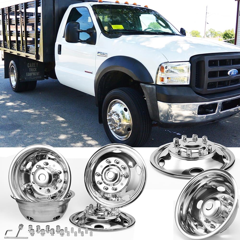 19.5" Dually Steel Wheel Simulators for 2005-2025 Ford F450/F550 Super Duty