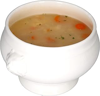 MamboCat Leo głowa lwa waza do zupy miska na zupę duża I 1 x miska na zupę 2 l I królewska terryna z kamionki biała I garnek na zupę do serwowania zupy jednogarnkowych itp