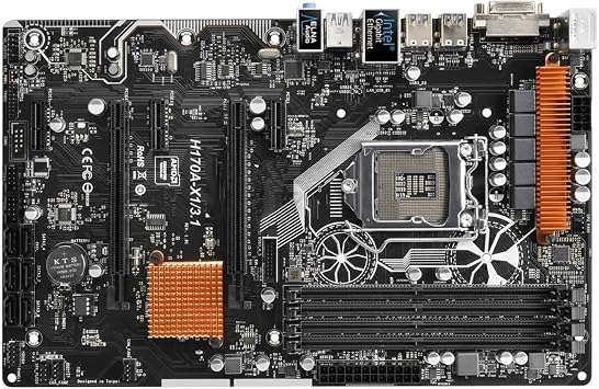 Computer Motherboards Fit for ASROCK H170A-X1/3.1 Motherboard Intel H170 LGA 1151 DDR4 64GB for 6th Gen Core i5-6500 i7-6700 i3-6300 G4400 CPUs PCI-E 3.0 ATX