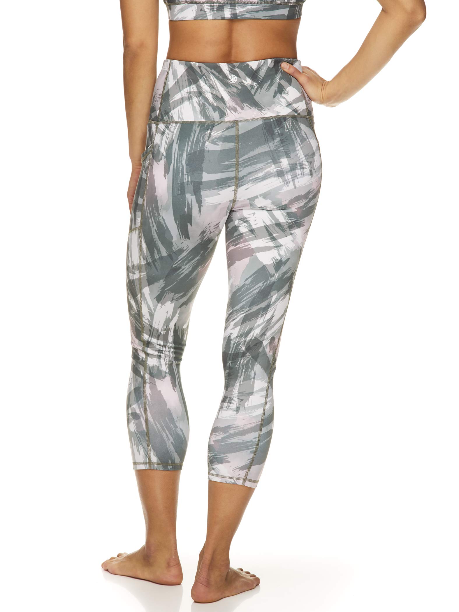gaiam - Pantaloni da Yoga a Vita Alta, da Donna, a Compressione, per Allenamento Atletico