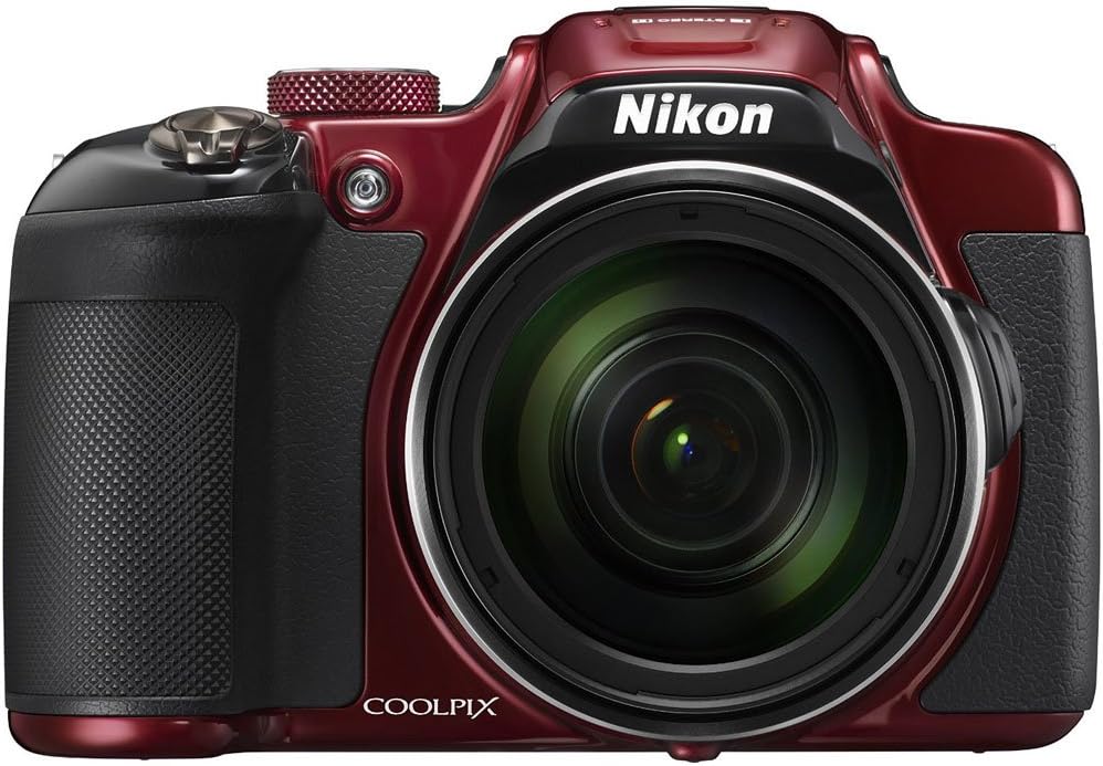 Nikon COOLPIX P610 Digital Camera with 60x Optical Zoom and Built-In Wi-Fi (Red)