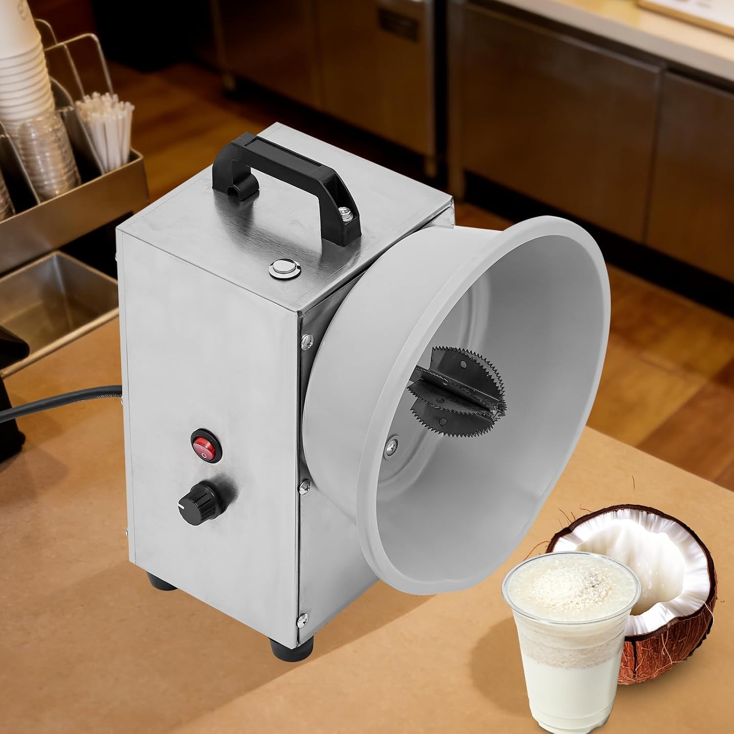 Electric Coconut Scraper for Kitchen Use, Coconut Scraper Grater Machine, Coconut Grater Machine, Compact and Durable Food Prep Tool for Home Cooks and Chefs