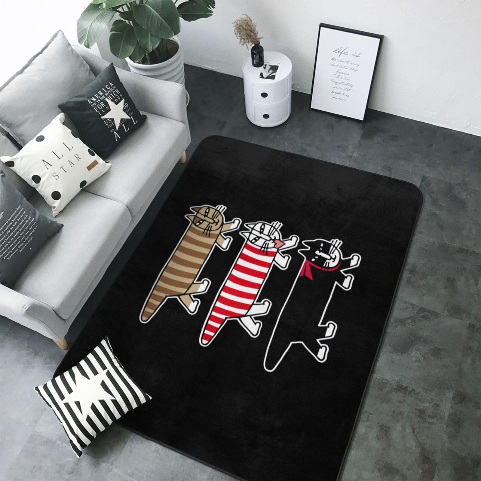 Amazon｜リサラーソン マイキー カーペット ふわふわ肌触り 滑り止め