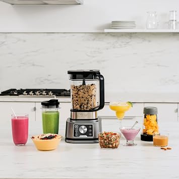 Ninja Foodi Power Nutri Mixer Smoothie Maker 3-in-1 Silver CB350EU