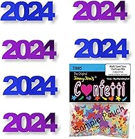 Vista 65 de Confetti Year 2024 Negro, Azul Royal Combo - 2 bolsas de media onza (1 oz)