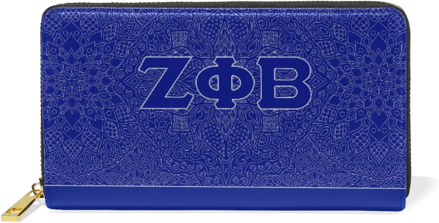 Bad Bananas - Zeta Phi Beta Sorority Paraphernalia - Vegan Leather Zip Wallet - Official Vendor