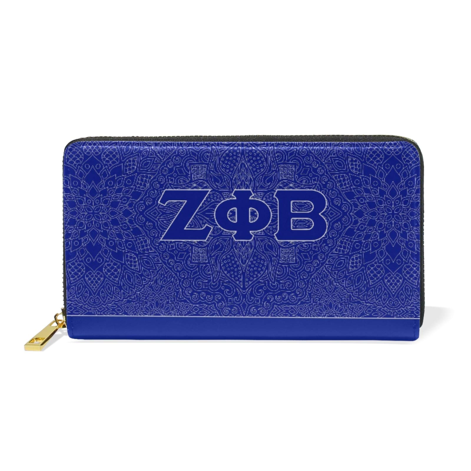 Bad BananasZeta Phi Beta Sorority Paraphernalia - Vegan Leather Zip Wallet - Official Vendor
