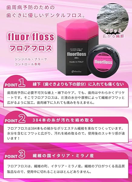 【歯科専売品 デンタルフロス】 オーラルケア フロアフロス 45m - 1