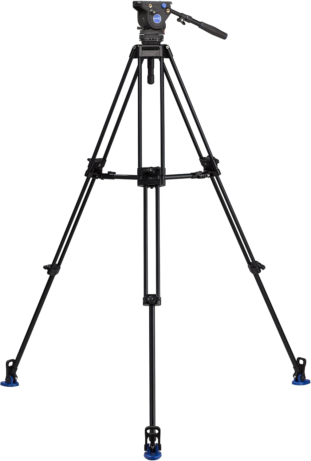 Benro BV4 Pro Twin Leg Aluminum Video Tripod Kit (BV4PRO) : Electronics