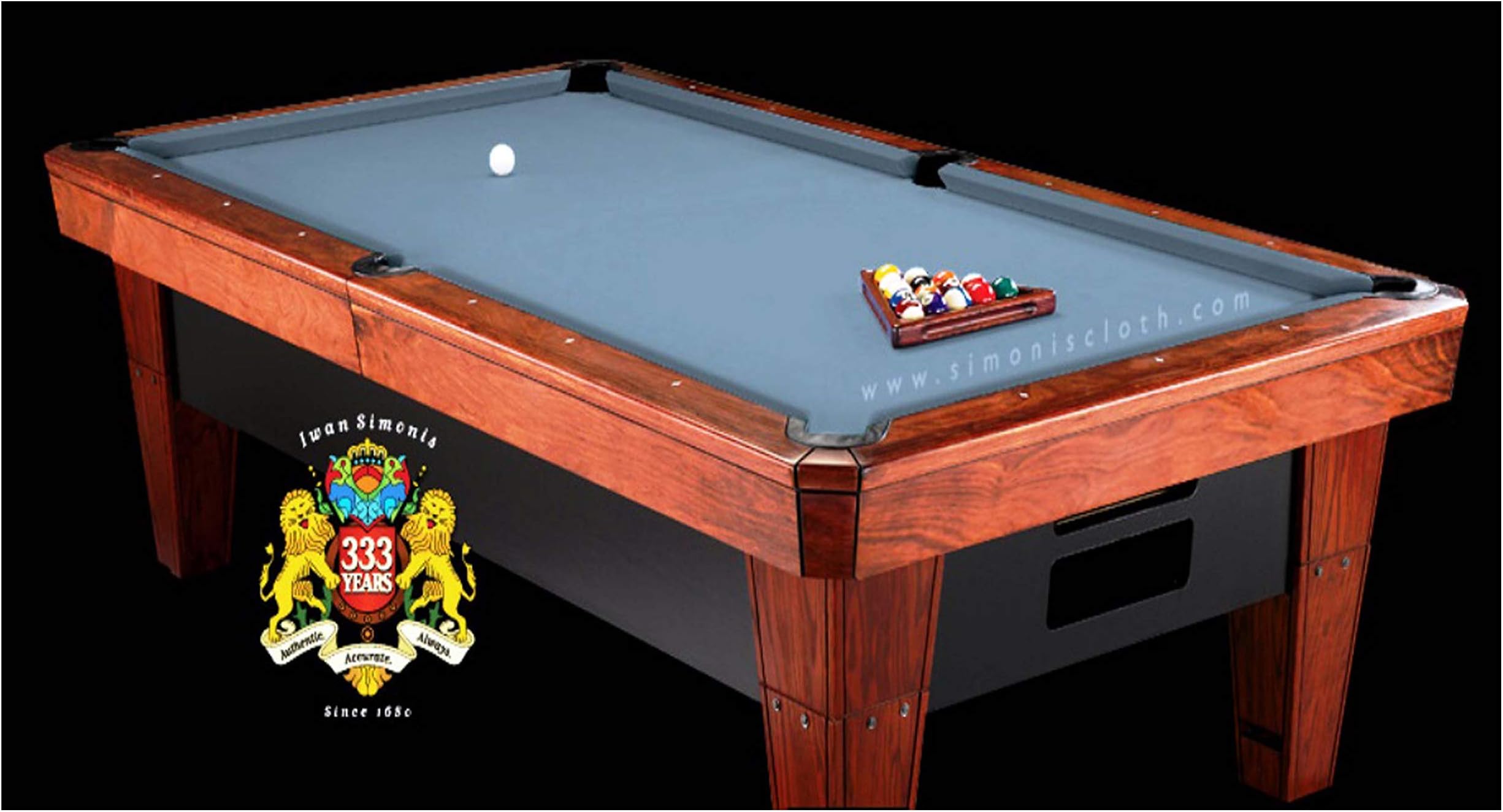 Simonis Pool Table Cloth, All Styles, UK & USA (Powder Blue 860, 6ft UK Bed & Cushion Size)