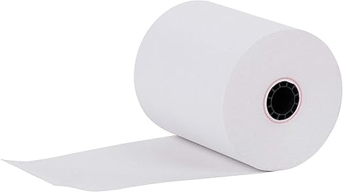 AM-Ink Rollo de papel térmico de 3 1/8 x 230 pies, para caja registradora TM-T88 T20 T90 Bixolon SRP-350 370 (POS) sin BPA (10 rollos)