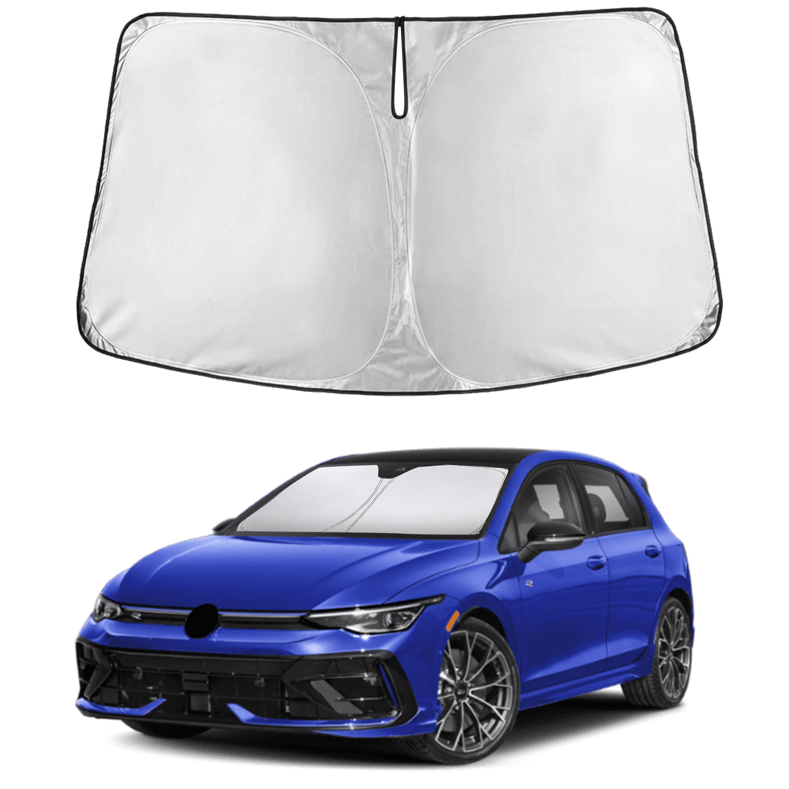 EcoNour Windshield Sun Shade Compatible for Volkswagen Golf MK8 2022–2026