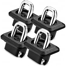 BullRing Retractable Truck Bed Tie Down Anchors for Chevy Silverado/GMC Sierra 1500 2500HD 3500HD 20072026 & Colorado/Canyon 20152026, No-Drill Inner Bed Mount, 4-Pack