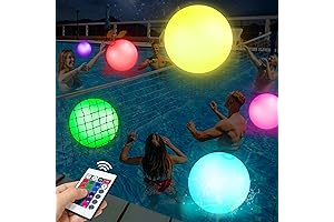 AMENON Glowing Beach Balls for Pool Party and Night Activities