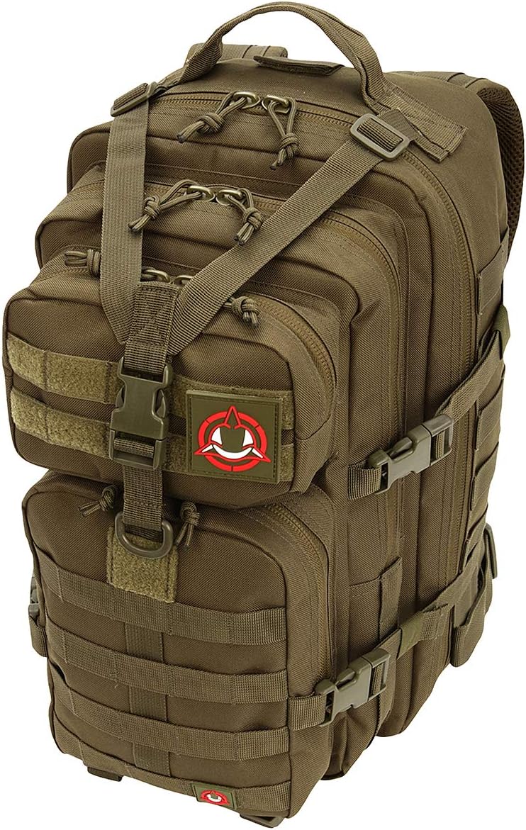 ORCA 34L Military Tactical Backpack – Heavy Duty Waterproof Rucksack for Camping, Hiking & Survival, 600D Polyester (OD Green)