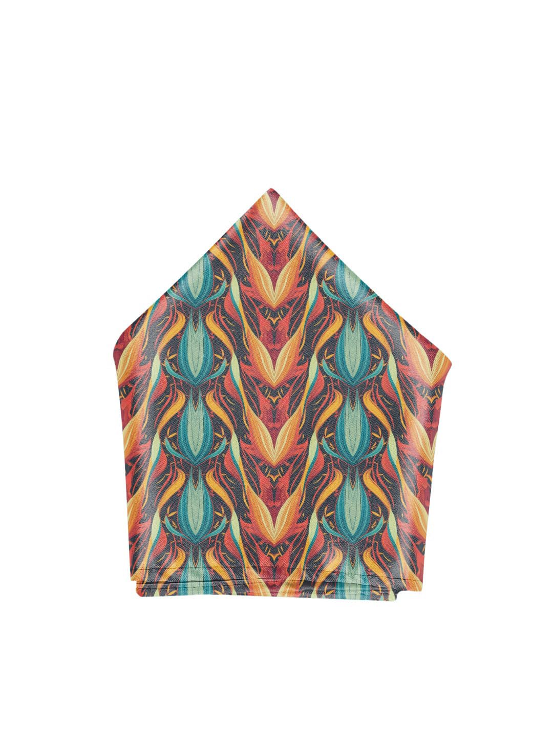 blacksmith Flame Floral Printed Pocket Square for Men-picture-32