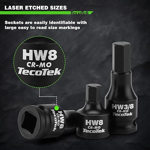 Miniatura 6 de Juego de 84 piezas de 38 pulgadas Drive Master Hex Bit Impact Socket Set, Impact Allen Bit Socket Set, Star Bits, Stubby Bits, estrella a prueba de