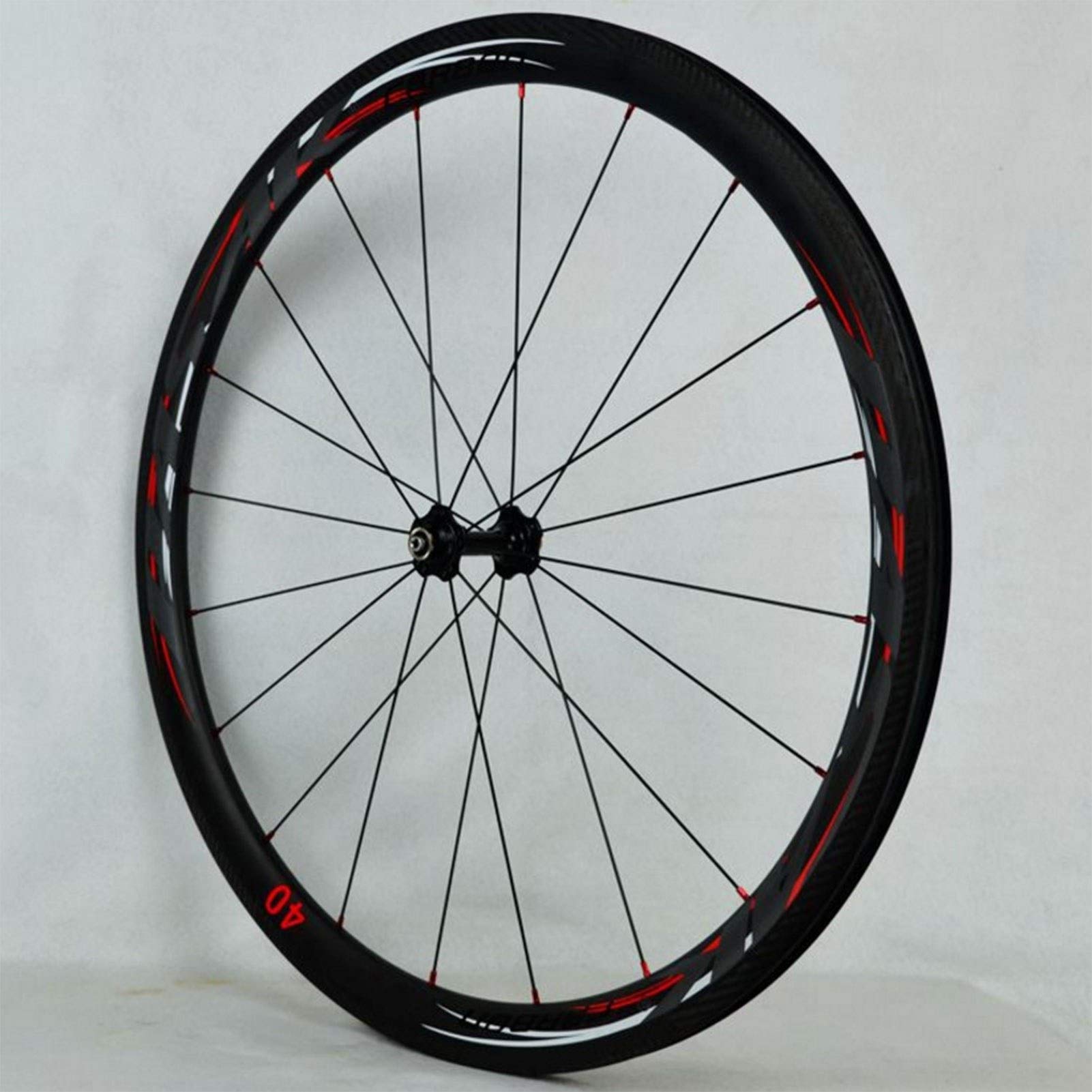 Paire De Roues Vélo Route Carbone 700C – 25mm – Tubeless Ready – Disque – Lot De 2