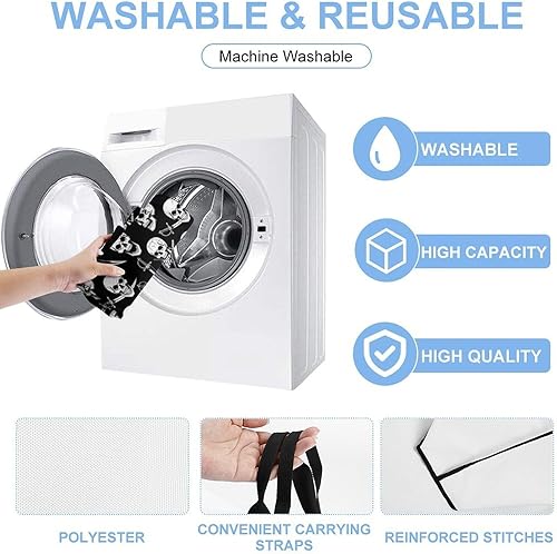 Vista 28 de Grocery Tote Bag, Casual Shopping Bags, Large Machine Washable Shoulder Bag, Reusable Shopping Handbags for Women