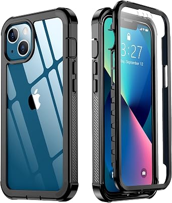 Red2Fire for iPhone 13 Case, [360 Full Body] [Heavy Duty Protection] with Built-in Screen Protector Tough Rugged 12 FT Dropproof Shockproof Dust-proof Bumper Case for iPhone 13 Phone Case 6.1 inch
