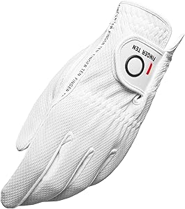 FINGER TEN Men’s Golf Glove Left Hand Right Handed Golfer Rain Grip 1 Pack, Durable Fit for Hot Wet All Weather Small Medium Large XL XXL 3XL
