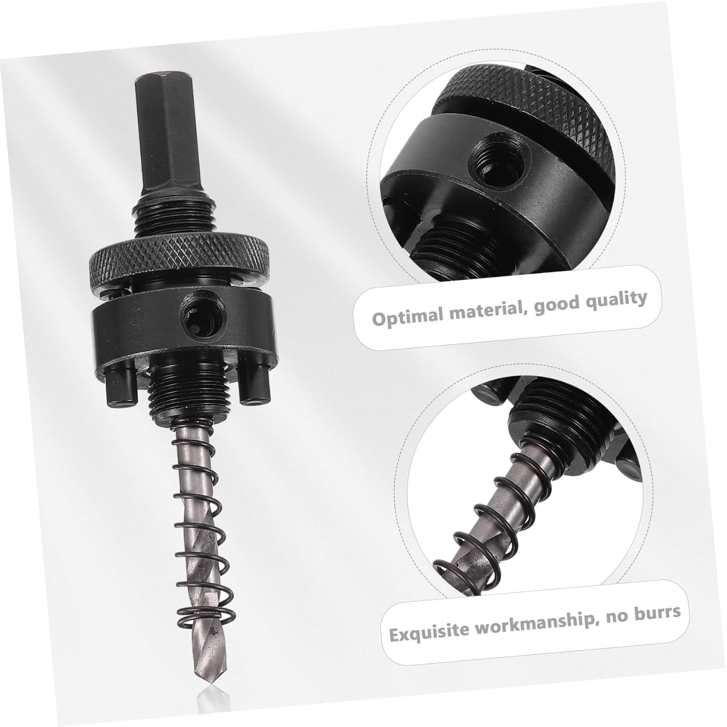 KALLORY Professional Bi Hole Saws Arbor with Pilot Drill Bit for Board Tube Durable Handle Slip Design System