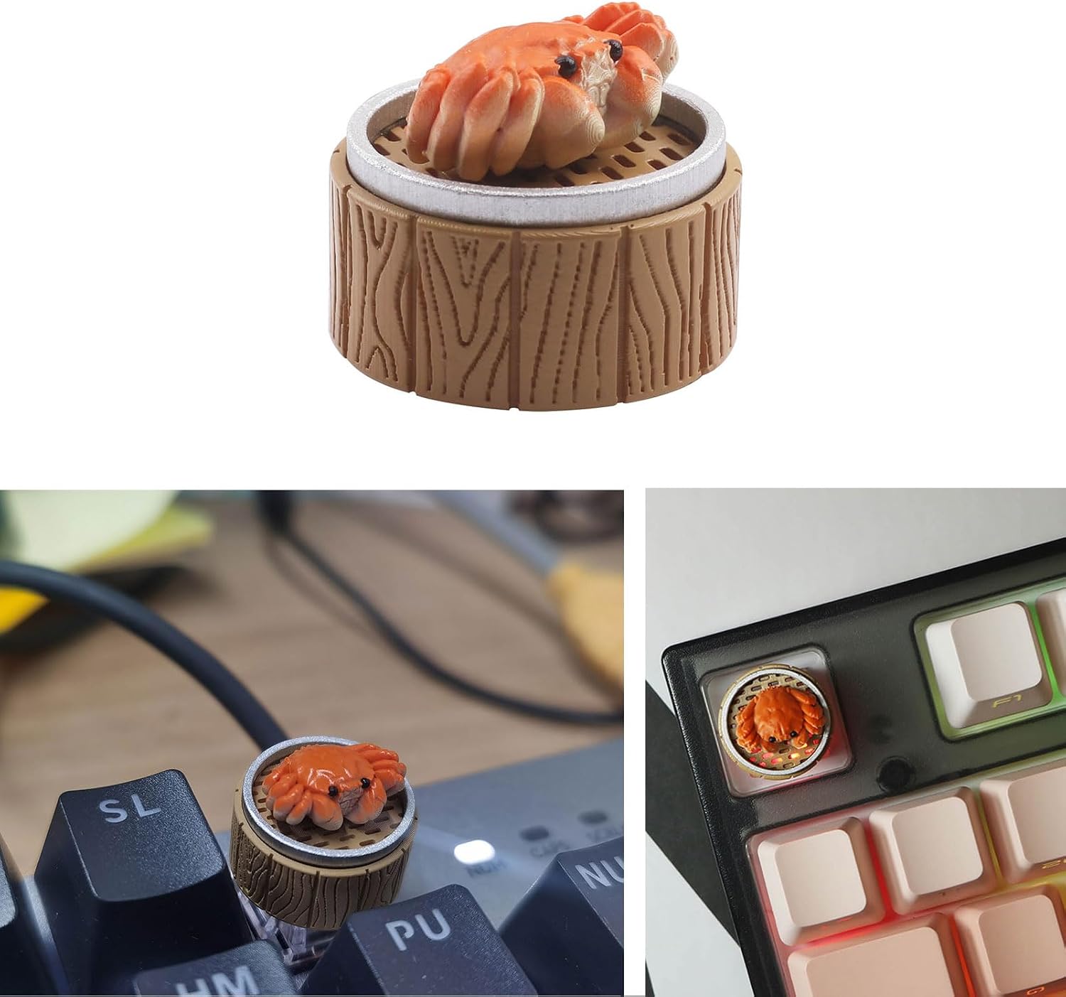 Keys 3D Cute Keycaps ESC Keycap for Mechanical Keyboard OEM Profile Interesting Keycaps 1PC Gaming Keyboard Accessory Replacement image 4