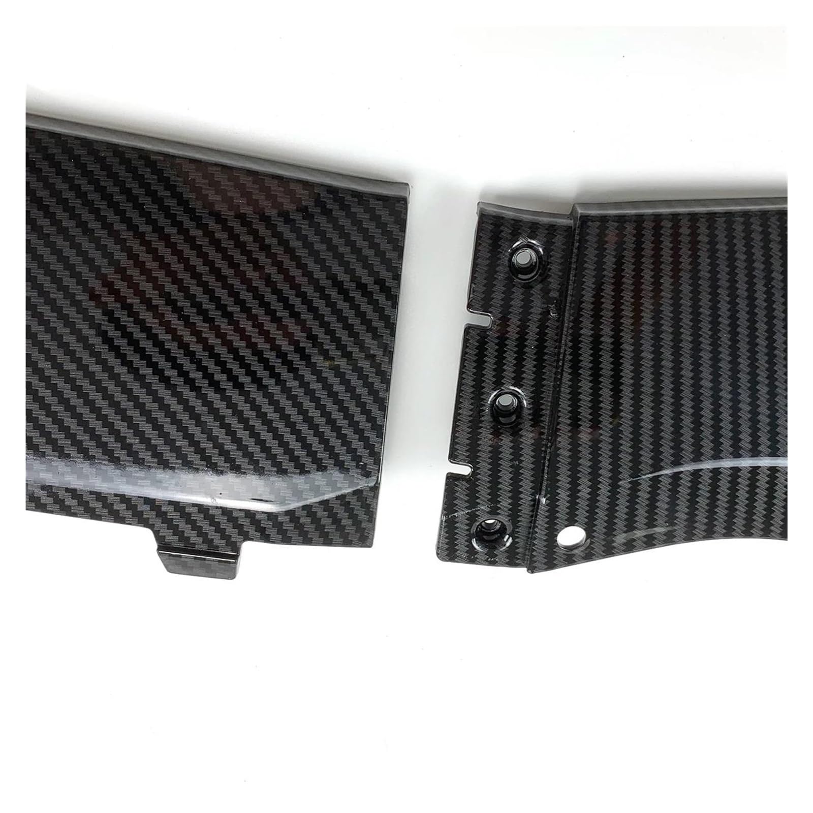 Universal Rear Bumper Lip Splitter - Carbon Fiber Style ABS Diffuser Protector With Screws For Car Customization