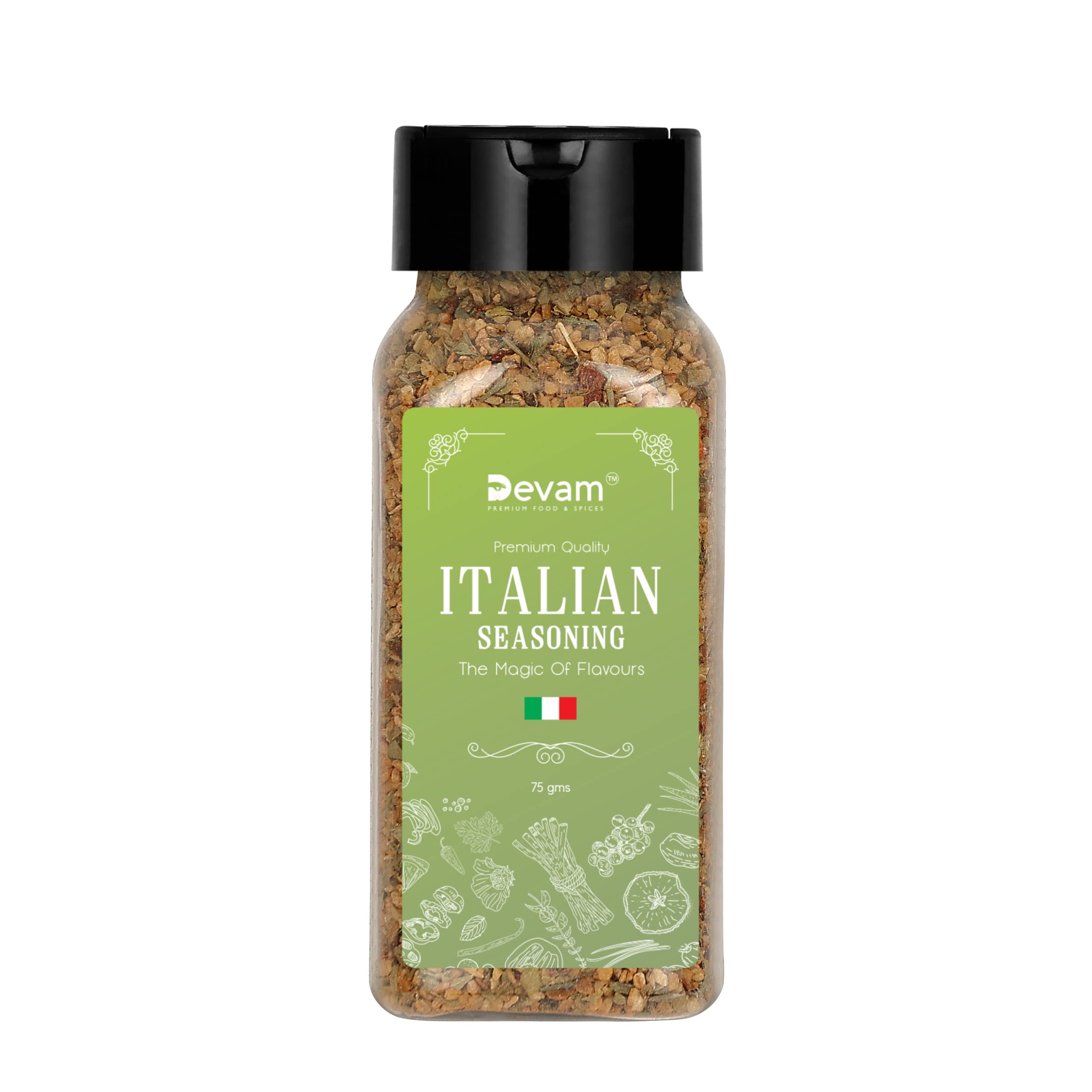 DEVAM Italian Seasoning, A Flavorful Spices & Herbs Mix for Italian Dishes Like Pizzas & Pastas, 75 gms (B0BC8VLF2S) Amazon Price History, Amazon Price Tracker