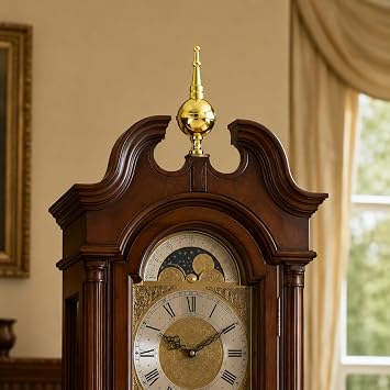 Brass Ball & Spire Clock Finial for Grandfather and Longcase Clocks