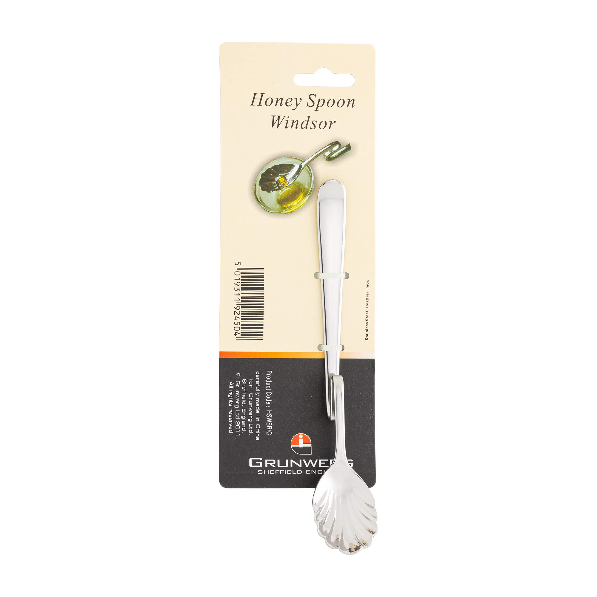 Louche En Acier Inoxydable Windsor Carded - Cuillère à Sauce Argentée Qualité Pro