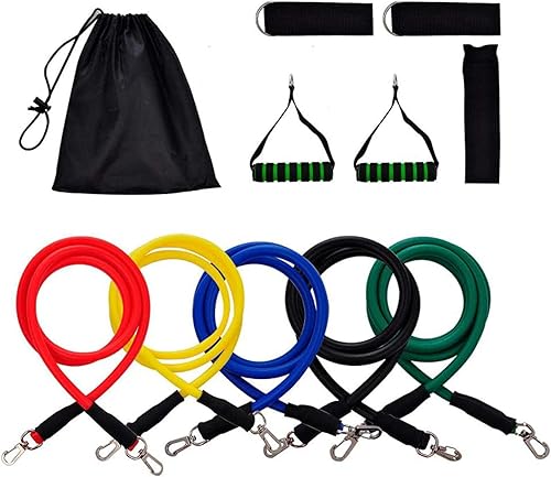 Miniatura 2 de 11 Piece Fitness Rally Rope Set, Bandas Elasticas para Ejercicio, Chest Expansion Stretchers, Exercise Bands for Fitness Sports Enthusiasts