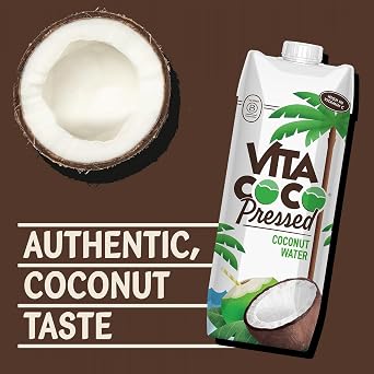Vita Coco Pressed Coconut Water Variety Pack – 6 x 1L & 12 x 330ml Packs, Naturally Hydrating Coconut Taste, Electrolyte-Rich & Gluten-Free, with Vitamin C & Potassium