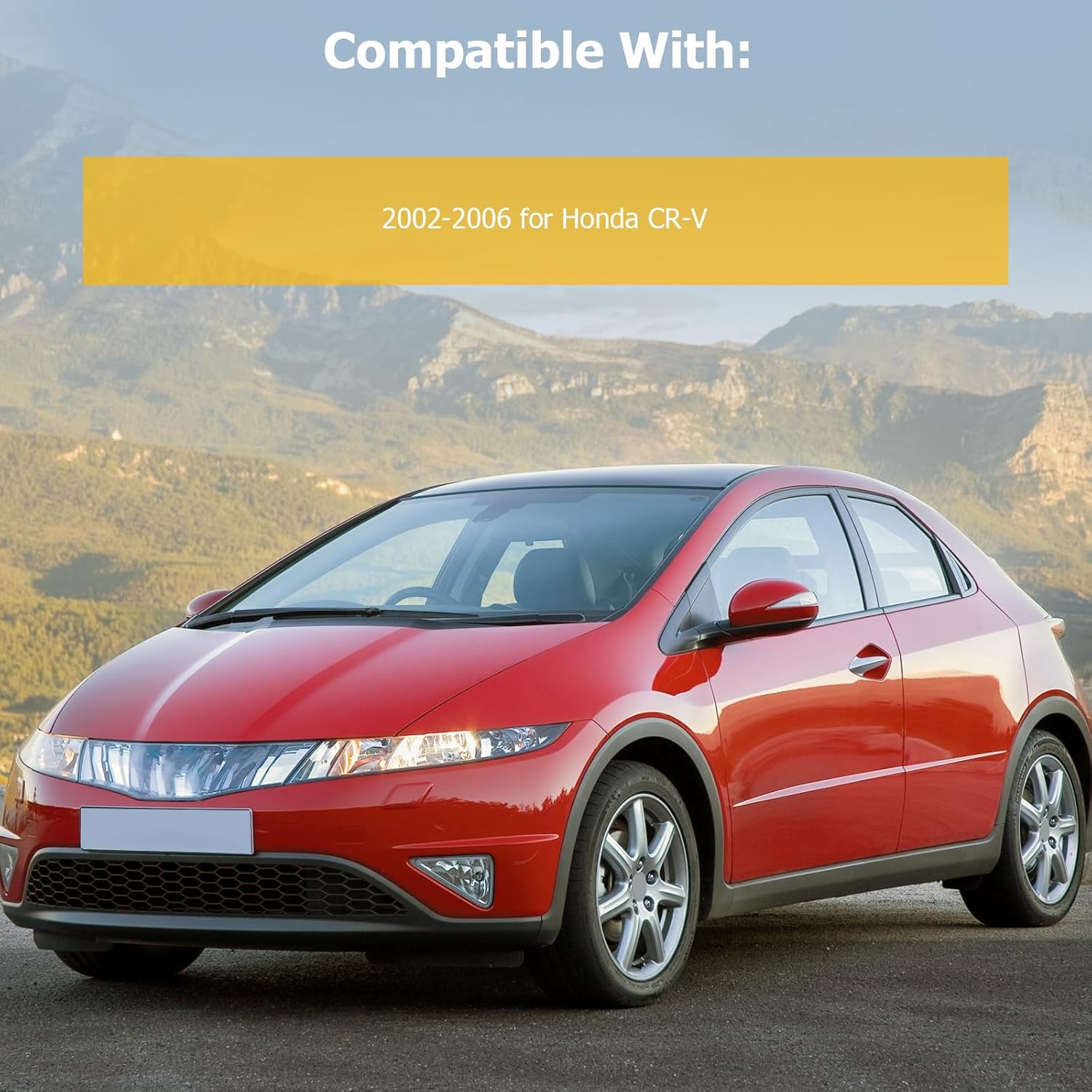 ASAPE 4PCS Front Rear Complete Struts Coil Spring Assembly Shock Absorber Fit for 2002 2003 2004 2005 2006 for Honda CR-V Replace OE 172144 172143 171380L 171380R