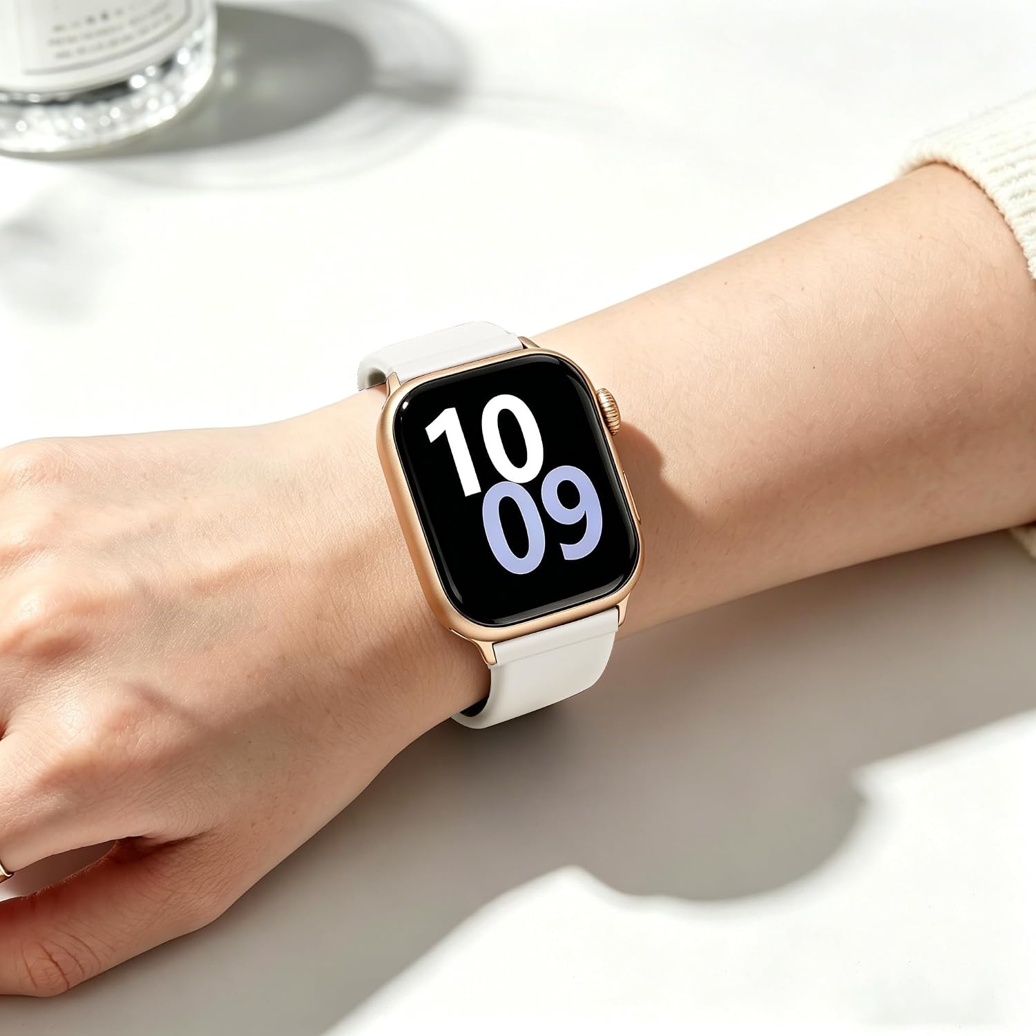 Silicone Solo Loop Band Compatible with Apple Watch Band 40mm 41mm 42mm 38mm 44mm 45mm 46mm 49mm Women Men, Stretchy Soft Sport Elastic Strap for iWatch Series 11 10 9 8 7 6 5 4 3 2 1 SE Ultra