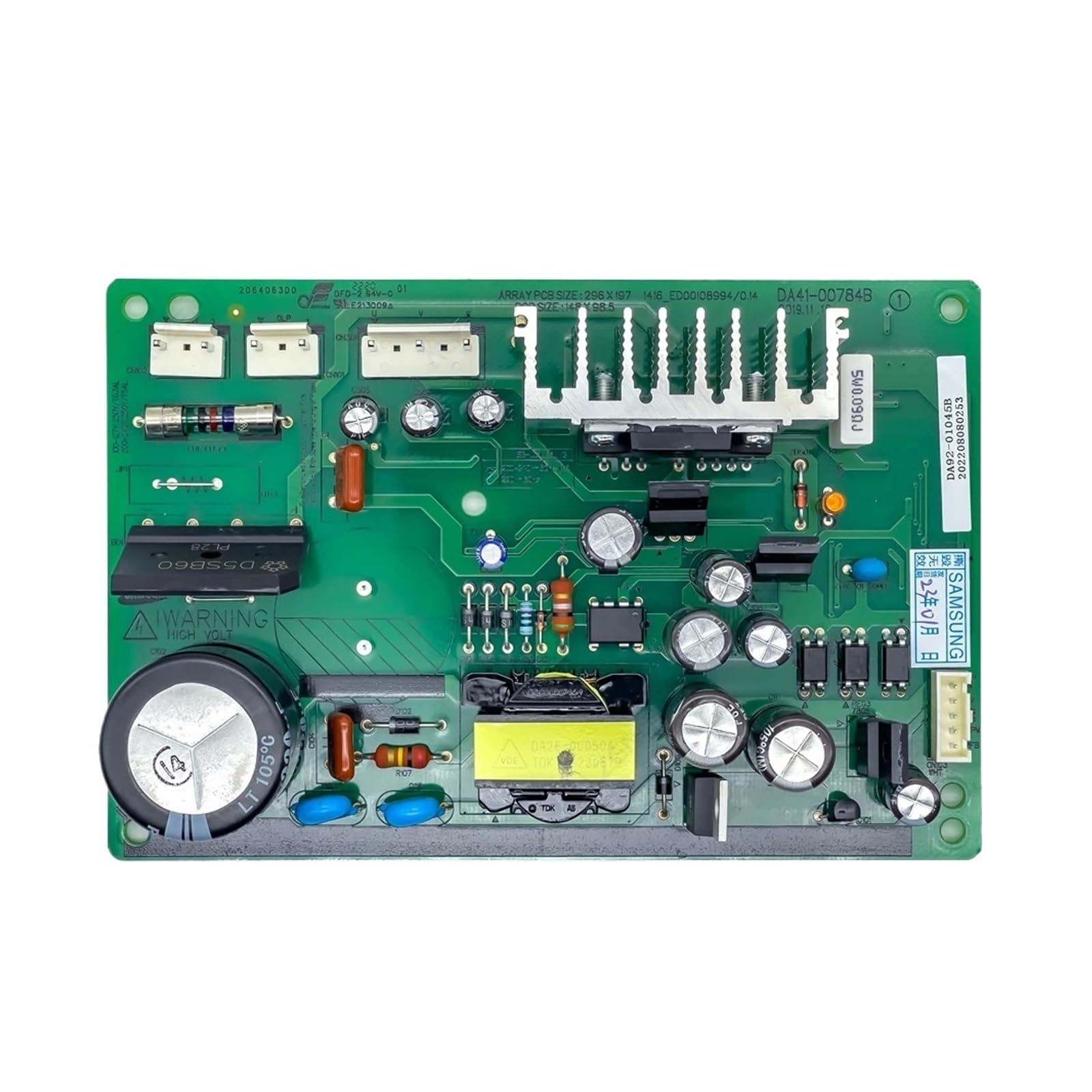 Refrigerator Control Board，Compatible For Samsung， DA92-01045B Circuit PCB DA41-00784B Fridge Motherboard Freezer Board, board