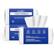 Ourmed Life Face Towels Disposable, Ultra Soft & Absorbent, 300 Count