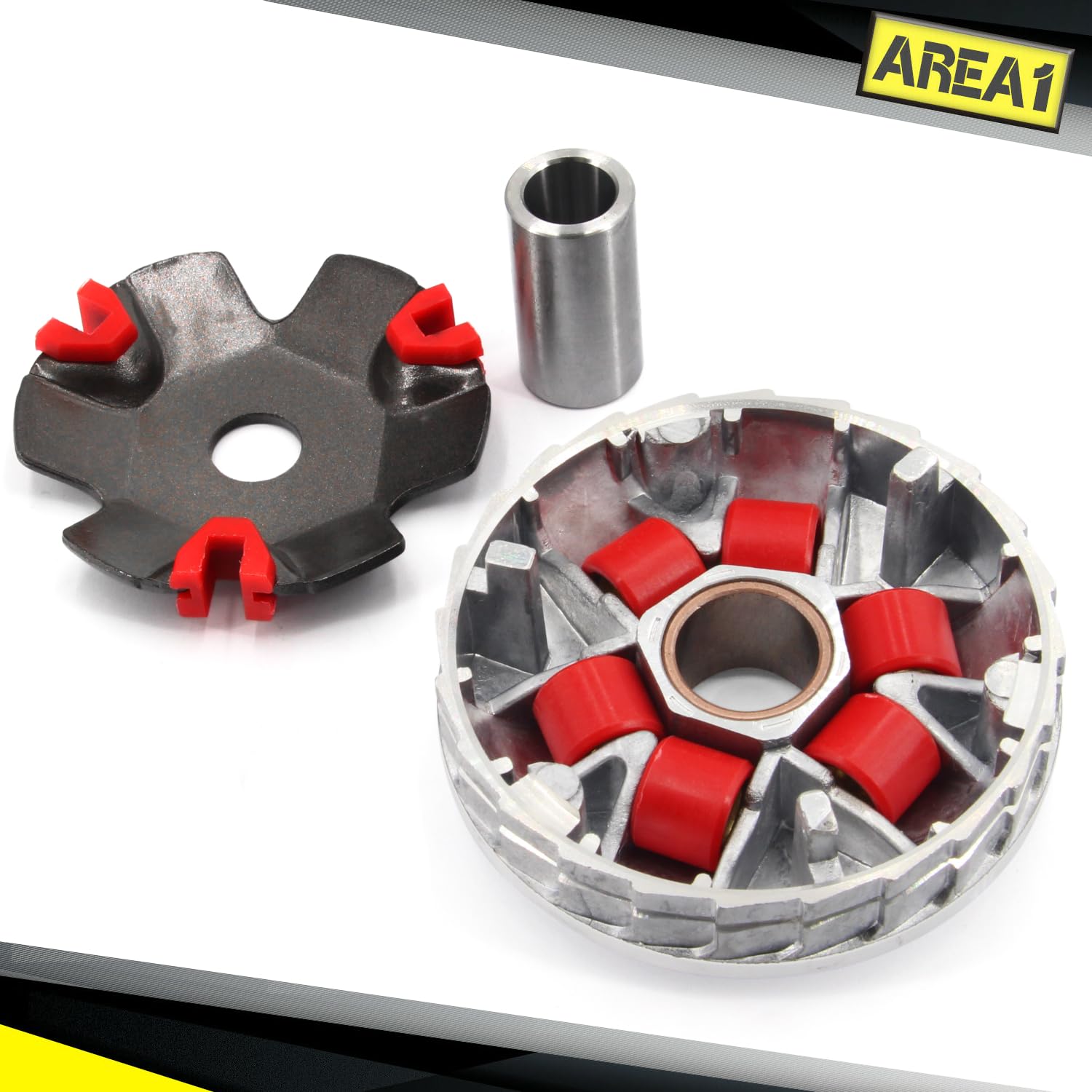 Area1 Tuning Variomatik Set für 50ccm China 4-Takt Motorroller wie z.B. GY6 139QMB/QMA AGM Nova Alpha-Motors Direct-Bikes Dafier ATU Explorer FlexTech GT Union Guoben Vanguard Yiying Hongzhou Lingtian