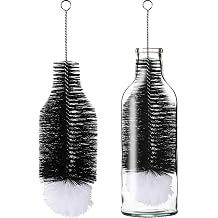 Bottle Brush for Sodastream Bottle 14.17" Cleaning Brush with Gentle & Anti-Scratch Bristles Bottle Cleaner for Soda Stream Bottle, Sports Water Bottles, Glasswares