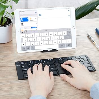 Ewin 新型 Bluetoothキーボード 折りたたみ式 157g 超軽量 薄型 レザーカバー 財布型 ワイヤレスキーボード USB 薄型 IOS/Android/Windows に対 Amazon.co.jp: Ewin Bluetoothキーボード 折りたたみ式 157g