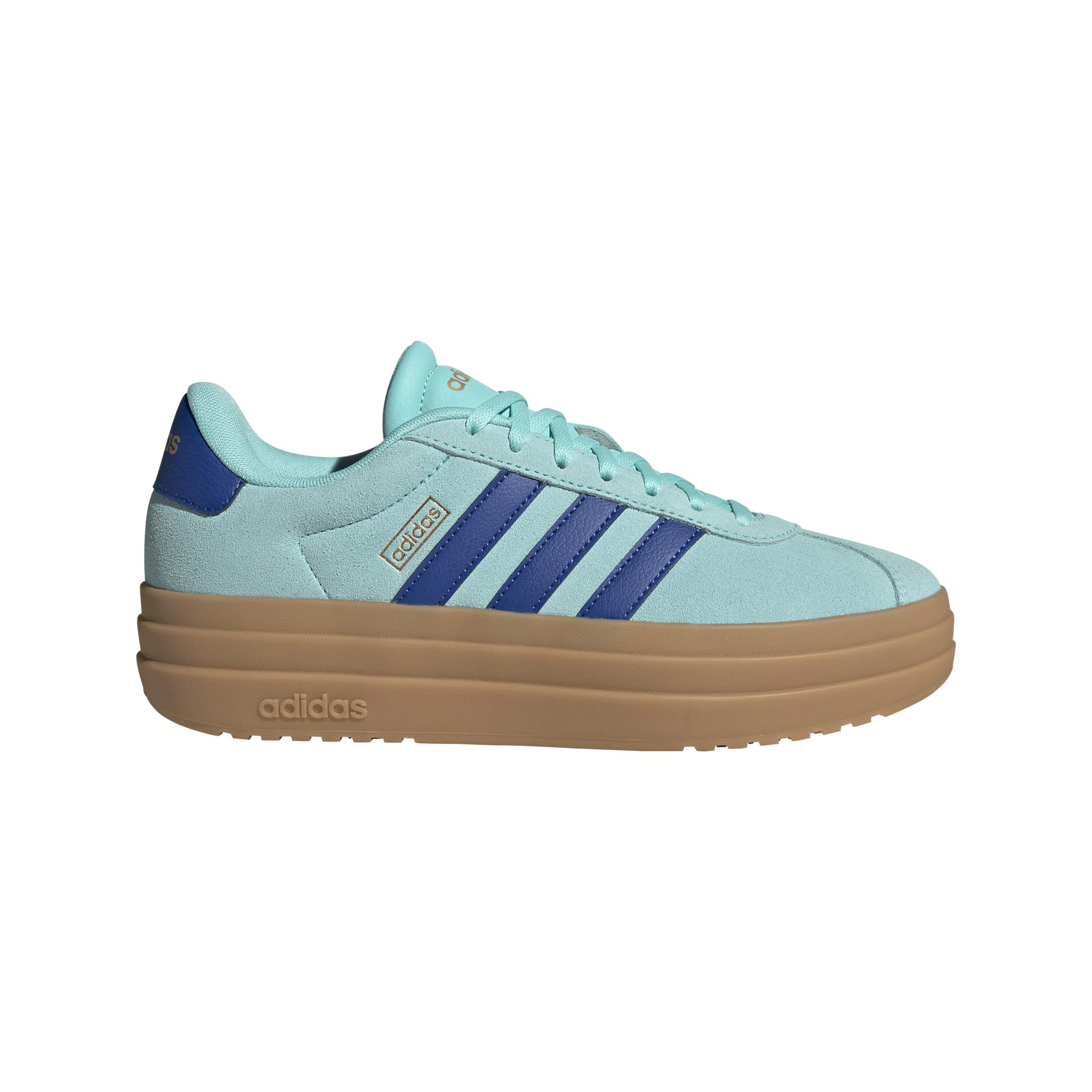 adidas Damen VL Court Bold Shoes, Flash Aqua/Royal Blue/Gold Metallic, 36 EU – Ansicht 6