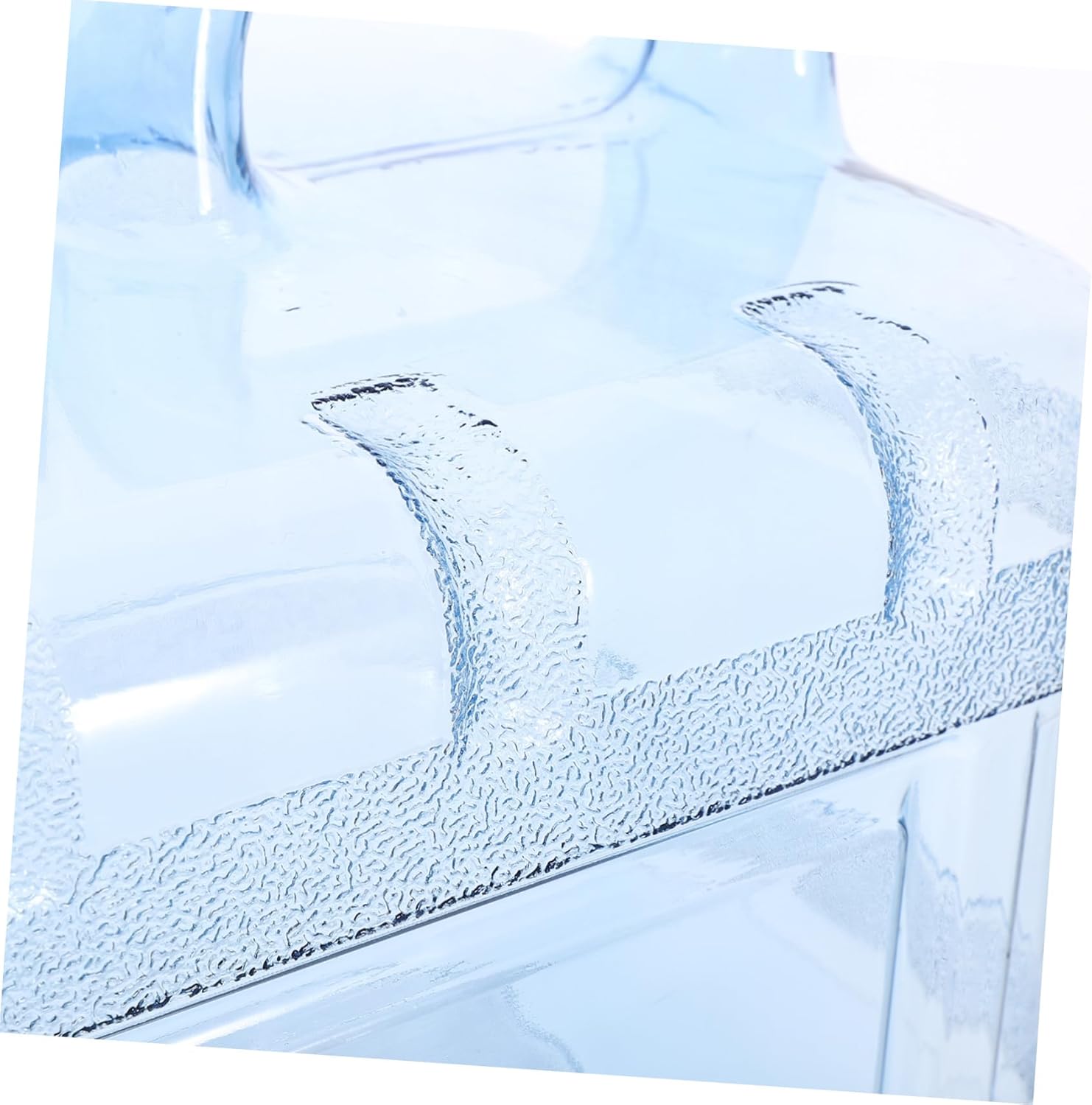 Veemoon Portable Outdoor Water Container Jug Sturdy Pc Water Jug Carry Handle for Camping Hiking Emergency Use Transparent Design for Monitoring