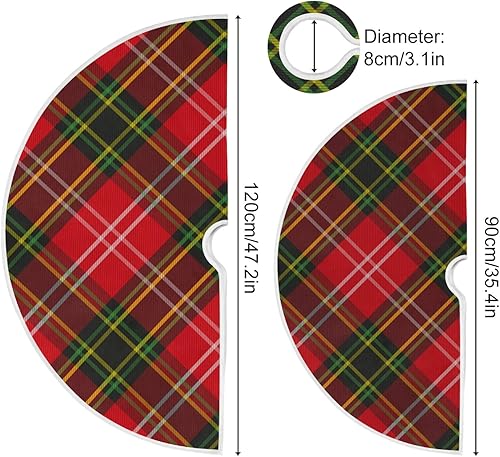 Miniatura 9 de ALAZA Decoración de falda de árbol de Halloween, mini falda de árbol pequeña de 35.4 pulgadas con espeluznante Halloween para Halloween, fiesta,